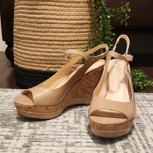 Women's nude wedges